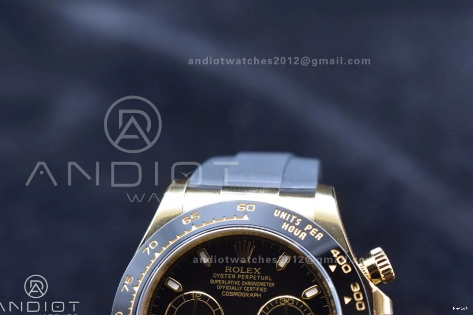 Dial 1:1 Best Rubber Daytona Strap SA on 759 Snug 116518 Edition Clean Oysterflex Black 0708